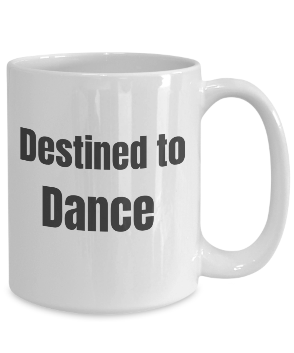 Destined to Dance - BW large 15 oz mug