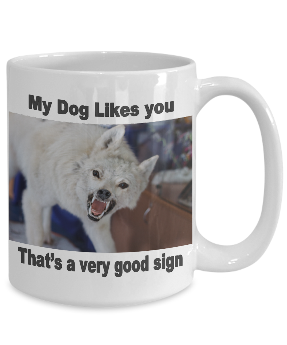 My Dog Likes You - White Dog