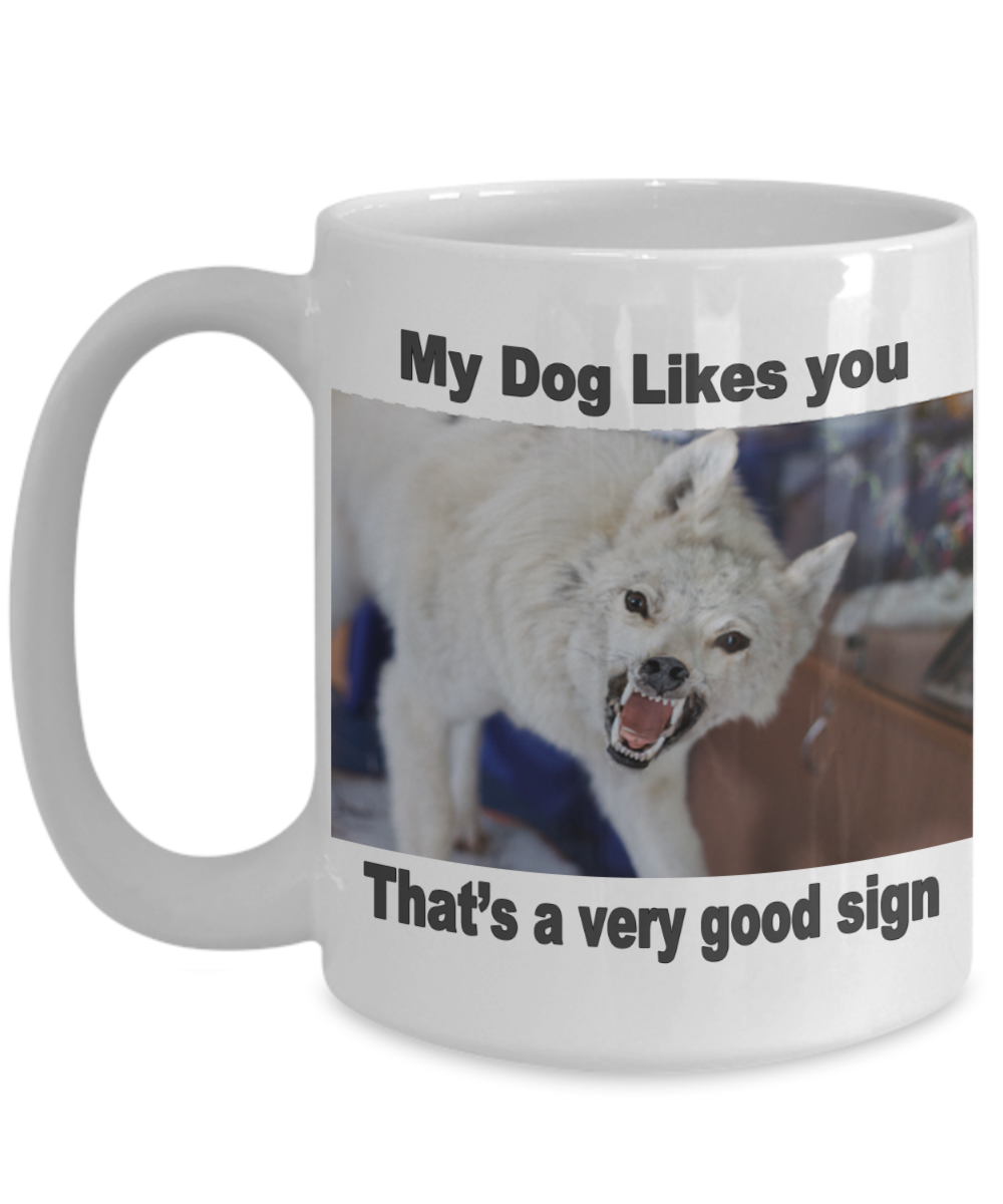 My Dog Likes You - White Dog